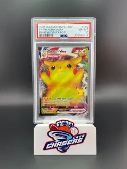 2021 Pokemon SWSH Celebrations Pikachu VMAX SWSH062 Promo PSA 10 - Image 1