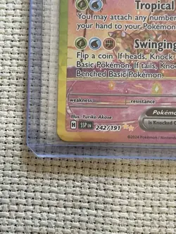 Pokemon TCG Alolan Exeggutor EX 242/191 Scarlet & Violet Surging Sparks - Image 5