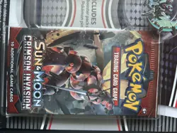 Pokemon TCG Sun & Moon Booster Blister 2 Packs W/ Pin New Sealed - Image 5