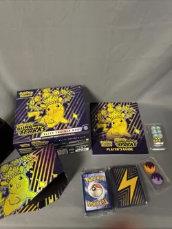 Pokemon TCG Scarlet & Violet: Surging Sparks ETB - Box and Extras ONLY - Image 1