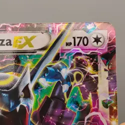 Pokemon TCG Shiny Rayquaza EX XY69 Ultra Rare Black Star Promo 2015 LP - Image 3