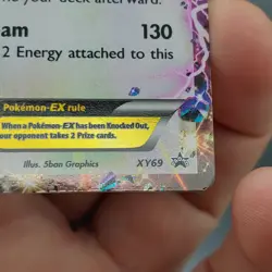 Pokemon TCG Shiny Rayquaza EX XY69 Ultra Rare Black Star Promo 2015 LP - Image 4