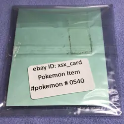 Pokemon Vintage Japanese Tomy Battle Game Note - 49 Venomoth - Unused - #0540 - Image 3
