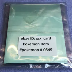 Pokemon Vintage Japanese Tomy Battle Game Note - 73 Tentacruel - Unused - #0549 - Image 3
