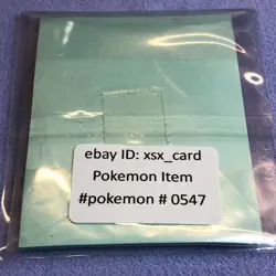 Pokemon Vintage Japanese Tomy Battle Game Note - 72 Tentacool - Unused - #0547 - Image 3
