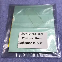 Pokemon Vintage Japanese Tomy Battle Game Note - 52 Meowth - Unused - #0531 - Image 5