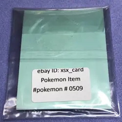 Pokemon Vintage Japanese Tomy Battle Game Note - 66 Machop - Unused - #0509 - Image 3