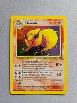 Pokemon Flareon Jungle 3/64 Holo Unlimited Rare Italian (NM) - Image 1
