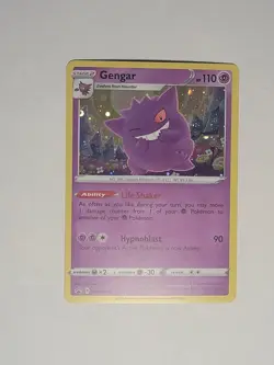 Pokemon Gengar Promo SWSH052 S&S Black Star Holo Rare - Image 1