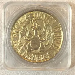 Pokemon Bandai Metal Battle Gold Coin Medal - Nintendo - Charizard Unused #3245 - Image 2