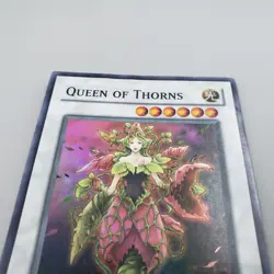 Yu-Gi-Oh! TCG Queen Of Thorns CSOC-EN042 Super Rare 1st Edition Heavily Played - Image 5