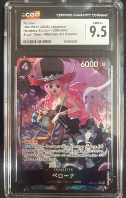 One Piece Japanese Heroines Edition Alt Art Parallel Perona #EB03-045 CGC 9.5 - Image 1