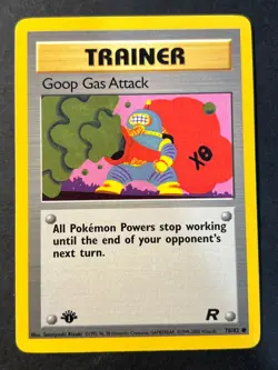 Goop Gas Attack 78/82 1st Edition Rare Team Rocket - Pokemon Card E Near Mint - Image 1