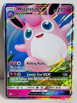 Pokemon Card TCG - Wigglytuff GX 42/68 - Ultra Rare Hidden Fates - Image 1
