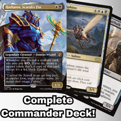 MTG Commander EDH Deck Hashaton, Scrab's Fist 100 Magic Cards Custom Deck - Image 1
