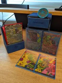 MTG Secret Lair Heads I Win Tails You Lose + GAMEGENIC Watchtower Deckbox. LP UK - Image 1