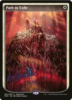 1 x Path to Exile - Full-Art - MagicFest - LP - Magic The Gathering - MTG - Image 1
