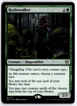 Realmwalker NM ECC Commander: Lorwyn Eclipsed MTG - Image 1