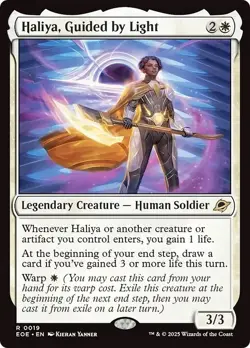 HALIYA, GUIDED BY LIGHT mtg NM-M Edge of Eternities 1 Rare - Image 1