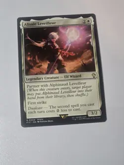 MTG Magic the Gathering Alisaie Leveilleur (9/843) Final Fantasy Commander LP - Image 1