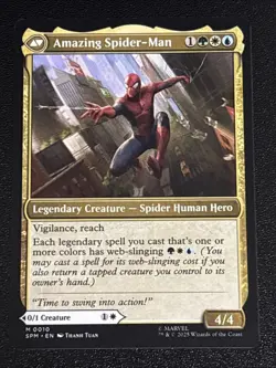 MTG Universes Beyond: Spider-man Peter Parker 0010 NM Mythic - Image 2