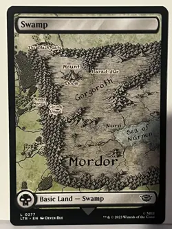 Swamp (0277) 277 Lord of the Rings NM MTG - Image 1