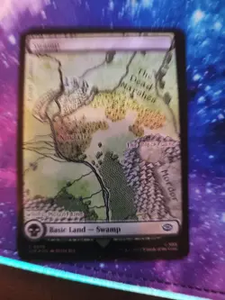 MTG Magic Swamp 276 FULL ART FOIL The Lord of the Rings LTR NM - Image 1