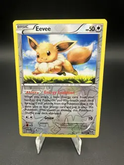 Pokemon 2014 XY Furious Fists Eevee #80/111 Reverse Holo - Image 1