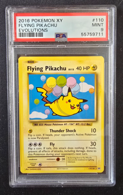 PSA 9 Flying Pikachu - 110/108 - XY Evolutions - 2016 - Pokemon - Image 1