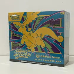 Pokemon TCG Ascended Heroes Pokemon Center Elite Trainer Box ETB **Small Tear** - Image 1
