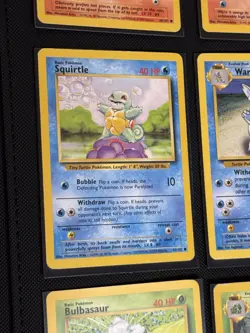 Vintage Pokemon WOTC Lot – Pikachu, Snorlax, Charmander, Squirtle, Bulbasaur - Image 4