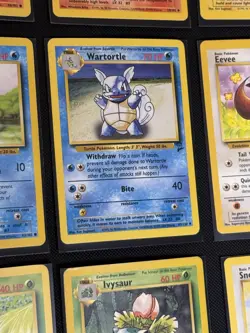 Vintage Pokemon WOTC Lot – Pikachu, Snorlax, Charmander, Squirtle, Bulbasaur - Image 5