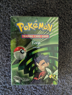 Pokemon Koga Theme Deck COMPLETE SEALED Includes Plastic Protective Case - Image 1