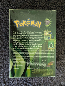 Pokemon Koga Theme Deck COMPLETE SEALED Includes Plastic Protective Case - Image 2