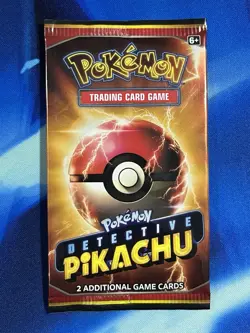 Pokemon TCG Detective Pikachu 2 Card Booster Pack Sealed Lot X6 Sun & Moon Promo - Image 2