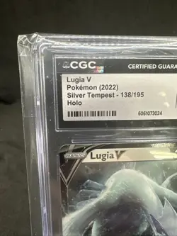 CGC 10 GEM MINT Lugia V 138/195 Ultra Rare Pokemon SWSH Silver Tempest 2022 - Image 2