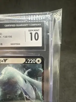CGC 10 GEM MINT Lugia V 138/195 Ultra Rare Pokemon SWSH Silver Tempest 2022 - Image 3