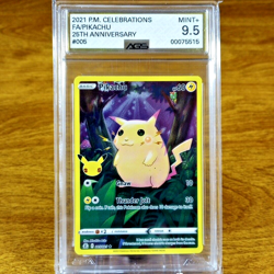 Pokemon Celebrations Classic Collection Pikachu 005/025 AGS Mint+ 9.5 Holo 2021 - Image 1