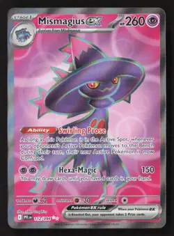 Mismagius ex Ultra Rare Holofoil PFL 112/094 NM Pokemon TCG - Image 1
