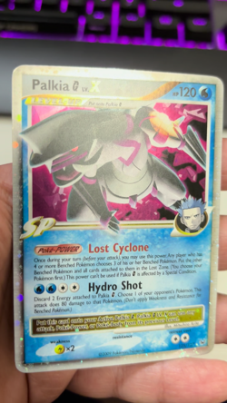 Pokemon TCG mid-era/vintage Palkia G Lv.X 125/127 Platinum Holo NM - Image 2