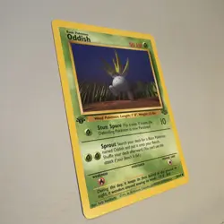 Oddish 58/64 1st Edition Jungle Pokemon TCG Vintage WotC 1999 NM - Image 1