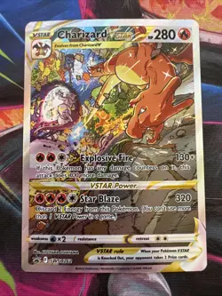 Pokemon Charizard VSTAR SWSH262 Sword & Shield Promo Holo 280 HP Full Art Card - Image 1