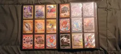 Pokemon Card Collection Binder Pikachu, Mewtwo, Charizard, Vintage Topps - Image 4