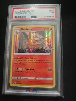 PSA Near Mint 7 Charizard #010 (2022) Pokemon Go Graded Slab - Image 1