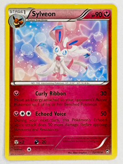 Pokemon Sylveon 72/111 XY - Furious Fists Regular Rare LP - Image 1