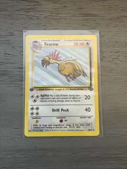 Pokemon TCG Jungle Fearow Card 36/64 1st Edition Uncommon - Image 1
