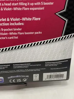 Pokemon TCG: Scarlet & Violet White Flare - Binder Collection Sealed New - Image 5