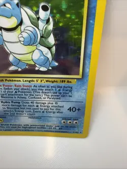 Blastoise Base Set Holo 2/102 1999 Pokemon WOTC - Image 3