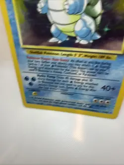 Blastoise Base Set Holo 2/102 1999 Pokemon WOTC - Image 4