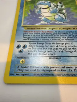 Blastoise Base Set Holo 2/102 1999 Pokemon WOTC - Image 5